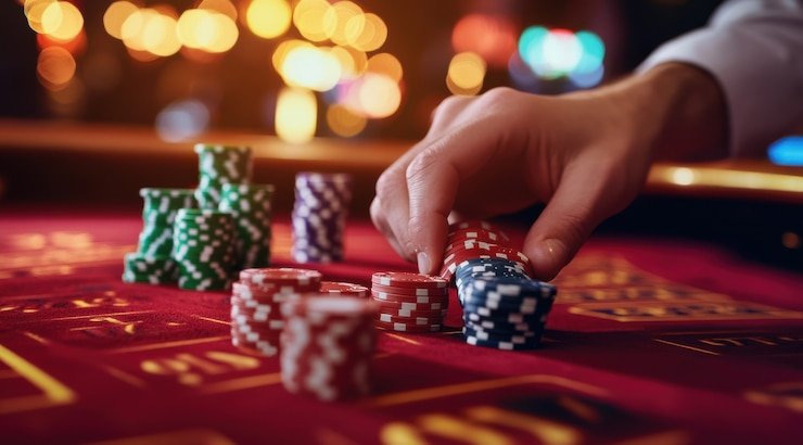 Live dealer tables and sports markets interface